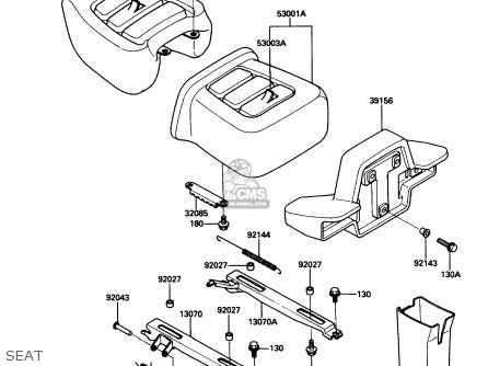 SEAT - ZG1200B4 VOYAGER XII 1990 USA CALIFORNIA CANADA