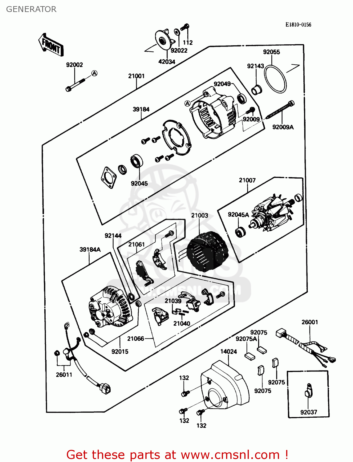 GENERATOR ZG1200B5 VOYAGER XII 1991 USA CALIFORNIA CANADA