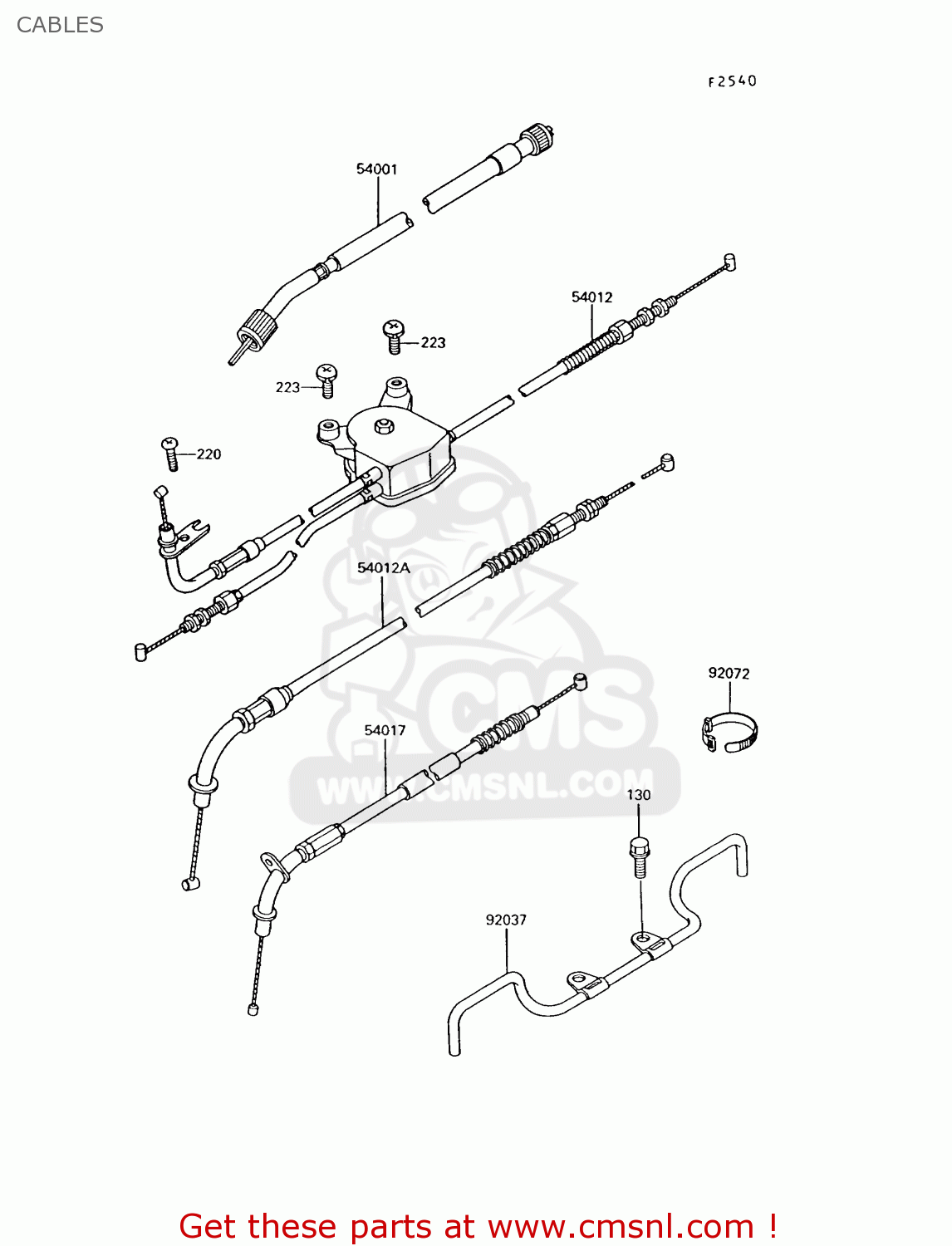CABLES ZG1200B6 VOYAGER XII 1992 USA CALIFORNIA CANADA