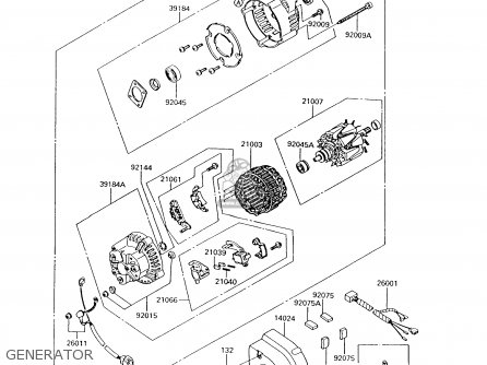 GENERATOR - ZG1200B6 VOYAGER XII 1992 USA CALIFORNIA CANADA