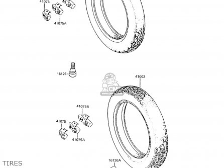 TIRES - ZG1200B6 VOYAGER XII 1992 USA CALIFORNIA CANADA