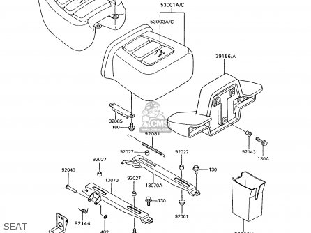 SEAT - ZG1200B6 VOYAGER XII 1992 USA CALIFORNIA CANADA