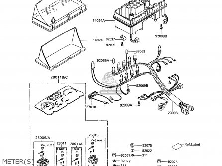 METER(S) - ZG1200B6 VOYAGER XII 1992 USA CALIFORNIA CANADA