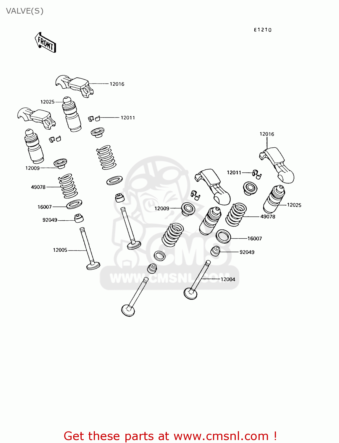 VALVE(S) ZG1200B7 VOYAGER XII 1993 USA CALIFORNIA CANADA