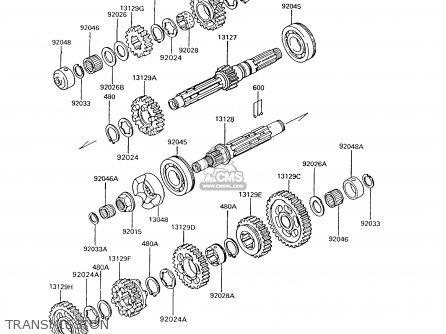 TRANSMISSION - ZG1200B7 VOYAGER XII 1993 USA CALIFORNIA CANADA