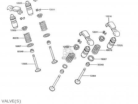 VALVE(S) - ZG1200B8 VOYAGER XII 1994 USA CALIFORNIA CANADA