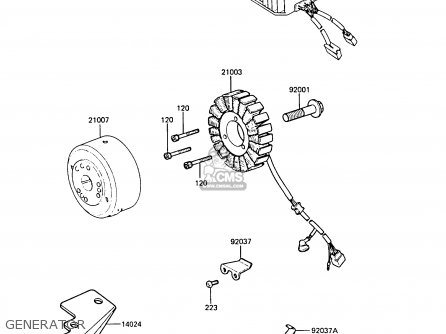 GENERATOR - ZG1300A1 Z1300 1984 EUROPE UK FR FG IT NR SD