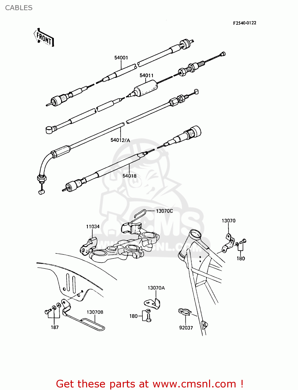 CABLES ZG1300A2 Z1300 1986 UNITED KINGDOM FR SD