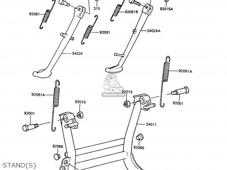 STAND(S) - ZG1300A2 Z1300 1986 UNITED KINGDOM FR SD