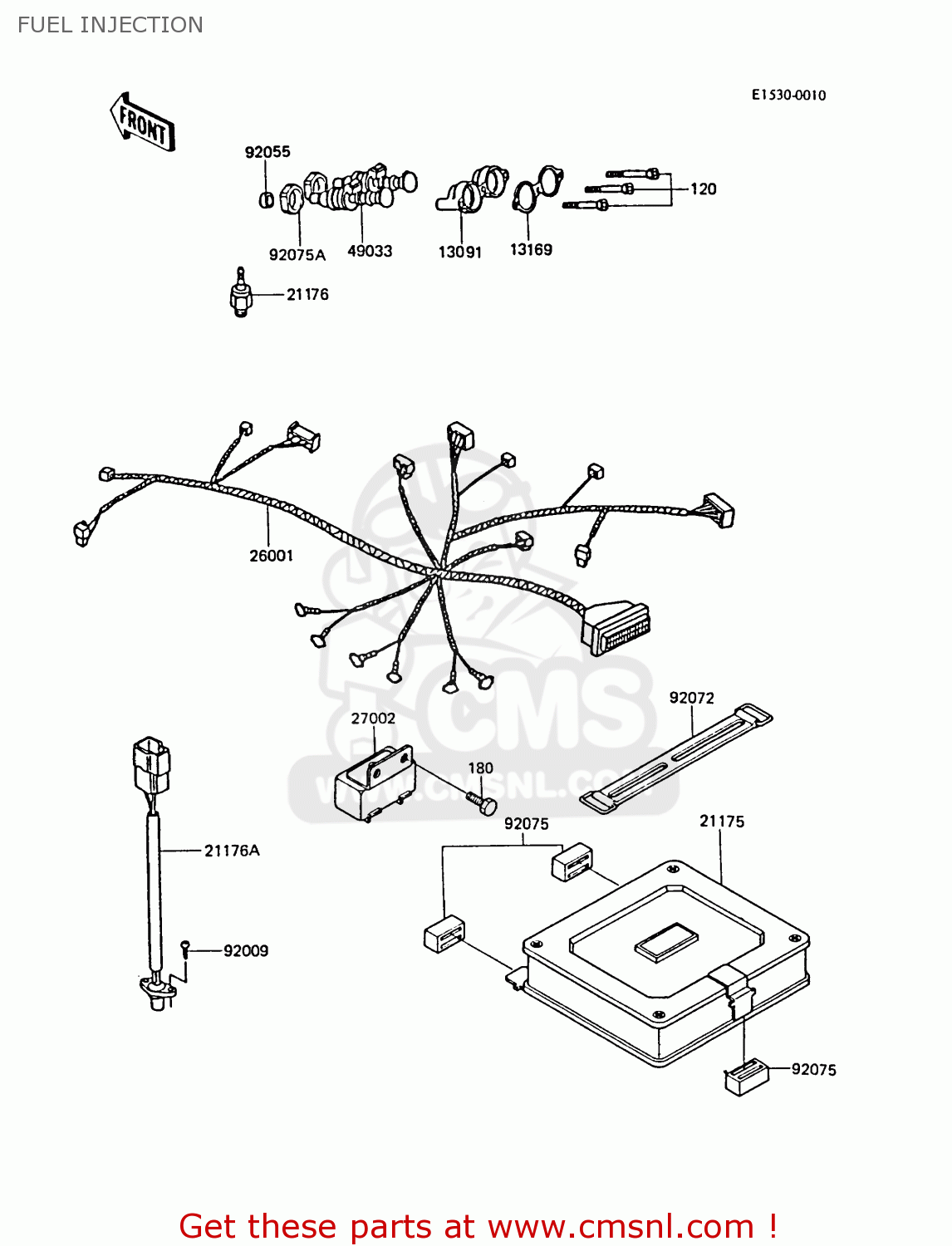 FUEL INJECTION ZG1300A3 Z1300 1987 UNITED KINGDOM ST
