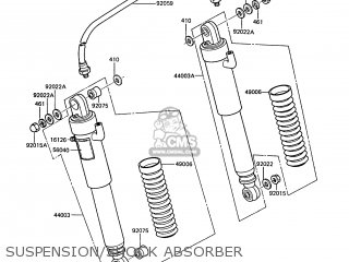 SUSPENSION/SHOCK ABSORBER - ZG1300A3 Z1300 1987 UNITED KINGDOM ST