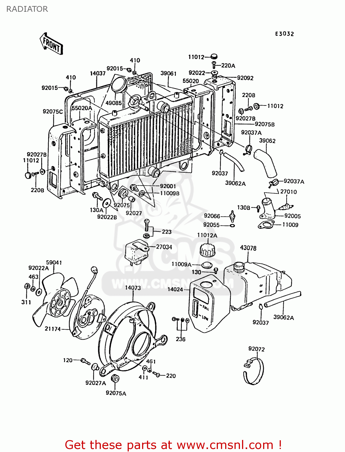 RADIATOR ZG1300A5 Z1300 1989 NORWAY FG