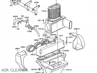 AIR CLEANER - ZG1300A5 Z1300 1989 NORWAY FG