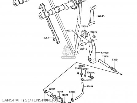 CAMSHAFT(S)/TENSIONER - ZG1300A5 Z1300 1989 NORWAY FG