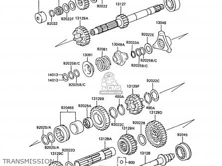 TRANSMISSION - ZG1300A5 Z1300 1989 NORWAY FG