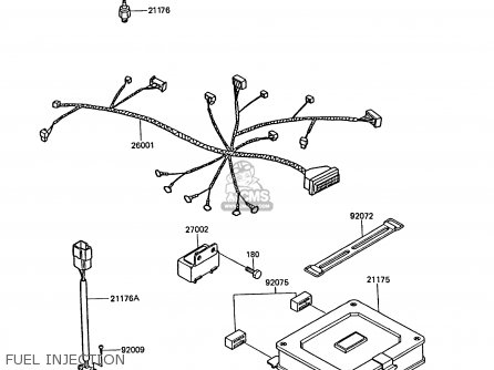 FUEL INJECTION - ZG1300A5 Z1300 1989 NORWAY FG