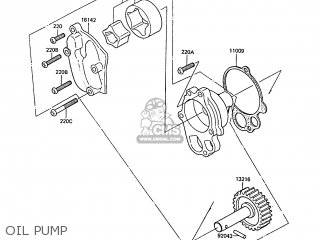 OIL PUMP - ZG1300A5 Z1300 1989 NORWAY FG