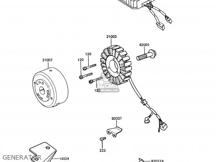 GENERATOR - ZG1300A5 Z1300 1989 NORWAY FG