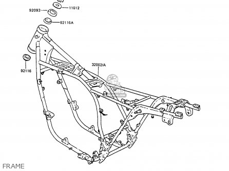 FRAME - ZG1300A5 Z1300 1989 NORWAY FG