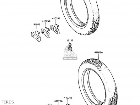 TIRES - ZG1300A5 Z1300 1989 NORWAY FG