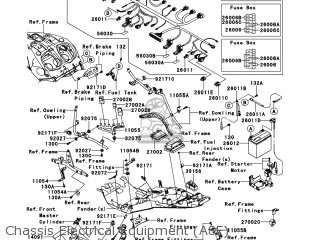 Kawasaki ZG1400A8F CONCOURS 14 2008 USA / ABS parts lists and