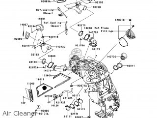 Kawasaki ZG1400CDF CONCOURS 14 2013 USA / ABS parts lists and