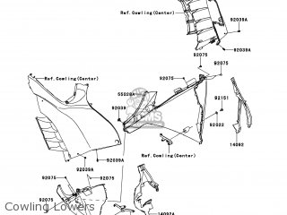 Kawasaki ZG1400CDF CONCOURS 14 2013 USA / ABS parts lists and