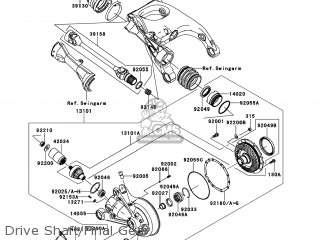 Kawasaki ZG1400CEF CONCOURS 14 2014 USA / ABS parts lists and