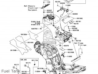 Kawasaki ZG1400CEF CONCOURS 14 2014 USA / ABS parts lists and