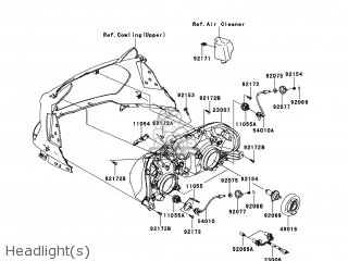 Kawasaki ZG1400CEF CONCOURS 14 2014 USA / ABS parts lists and