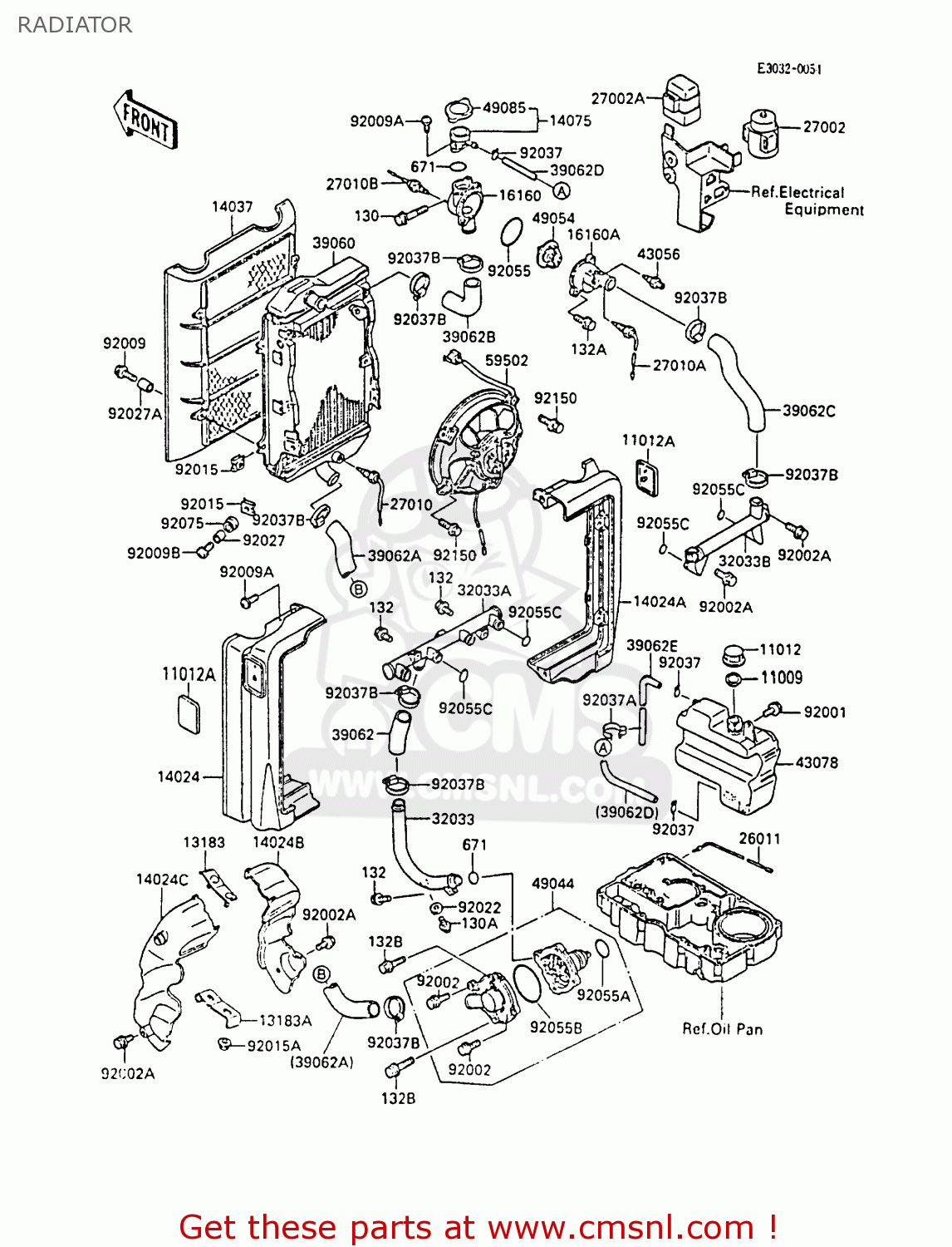 RADIATOR ZL1000A1 1987 EUROPE UK FR FG NR SD ST