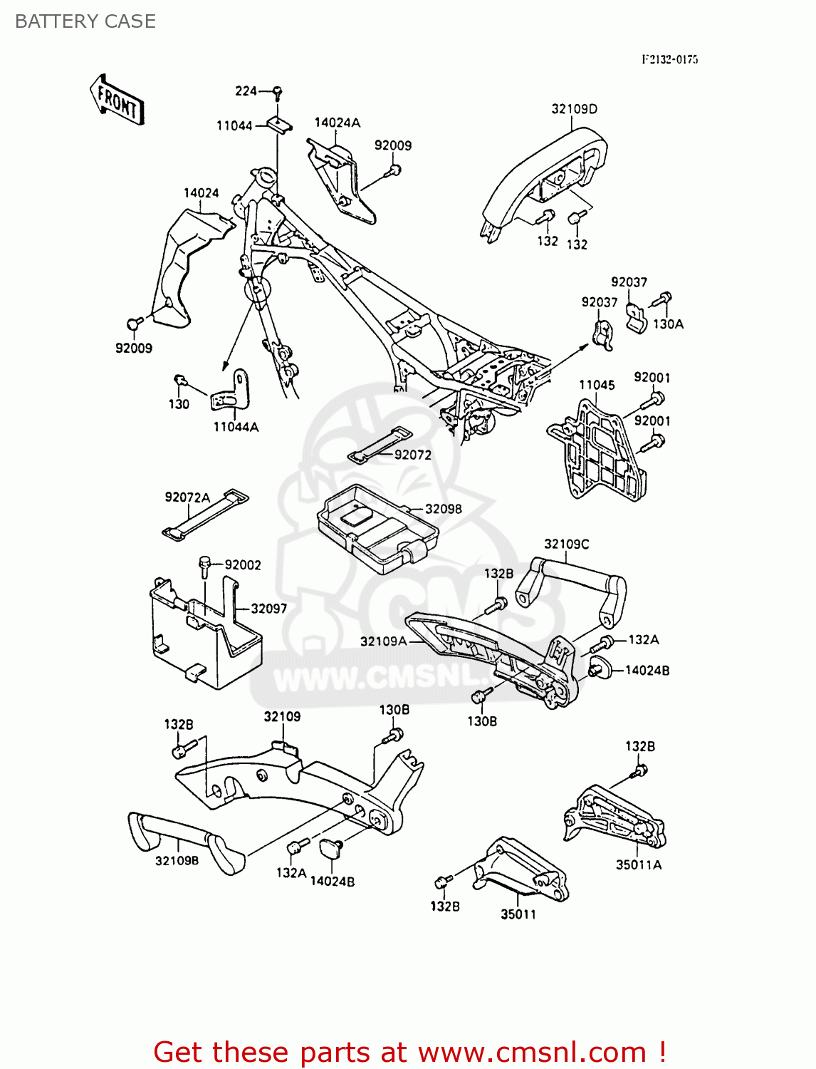 BATTERY CASE ZL1000A1 1987 EUROPE UK FR FG NR SD ST