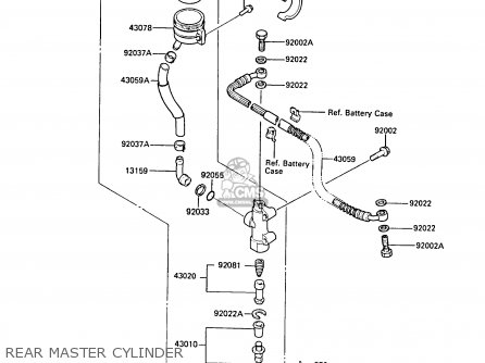 REAR MASTER CYLINDER - ZL1000A1 1987 EUROPE UK FR FG NR SD ST