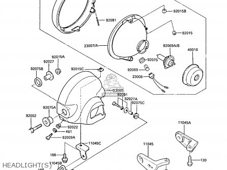HEADLIGHT(S) - ZL1000A1 1987 EUROPE UK FR FG NR SD ST