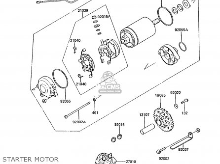 STARTER MOTOR - ZL1000A2 1988 FRANCE FG NR