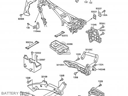 BATTERY CASE - ZL1000A2 1988 FRANCE FG NR
