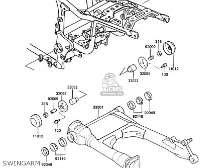 SWINGARM - ZL1000A2 1988 FRANCE FG NR
