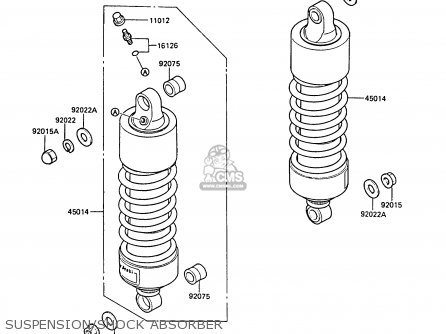 SUSPENSION/SHOCK ABSORBER - ZL1000A2 1988 FRANCE FG NR