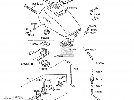 FUEL TANK - ZL1000A2 1988 FRANCE FG NR