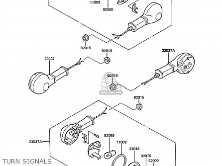 TURN SIGNALS - ZL1000A2 1988 FRANCE FG NR