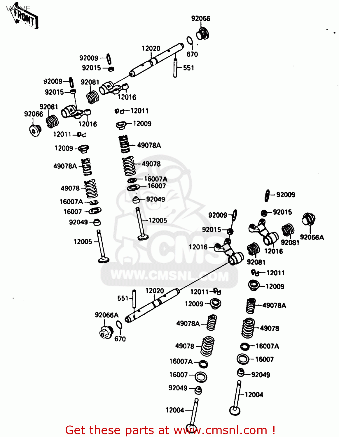 VALVE ZL600A1 1986 EUROPE WG / KPH