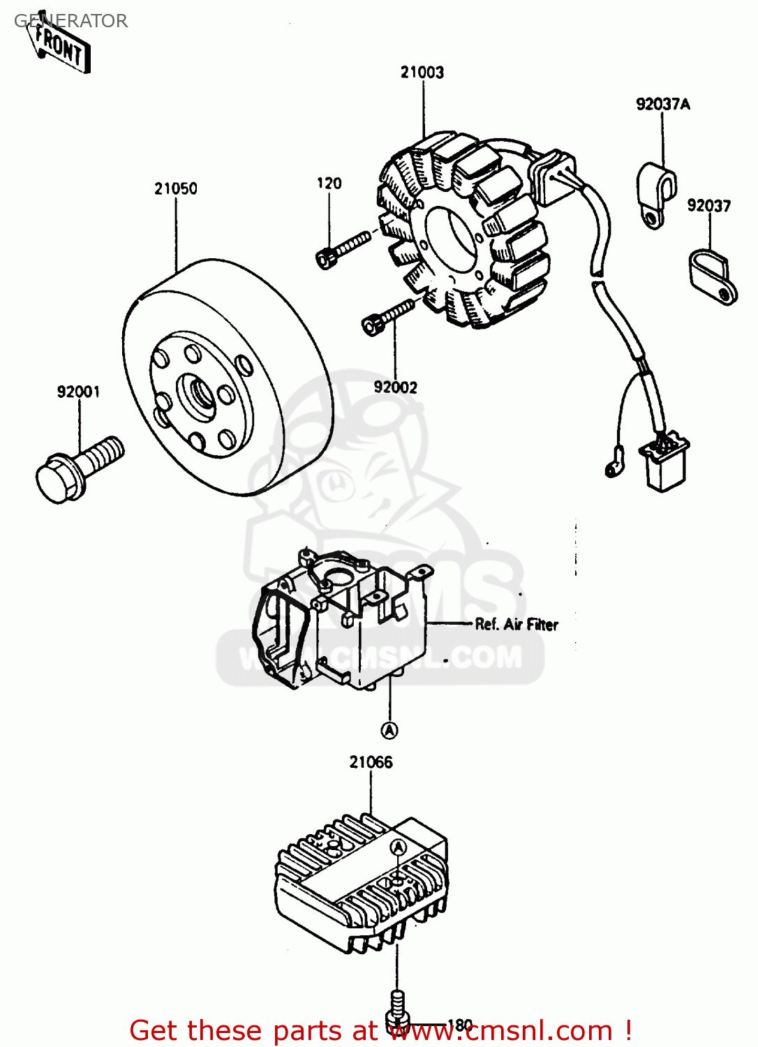 GENERATOR ZL600A1 1986 EUROPE WG / KPH