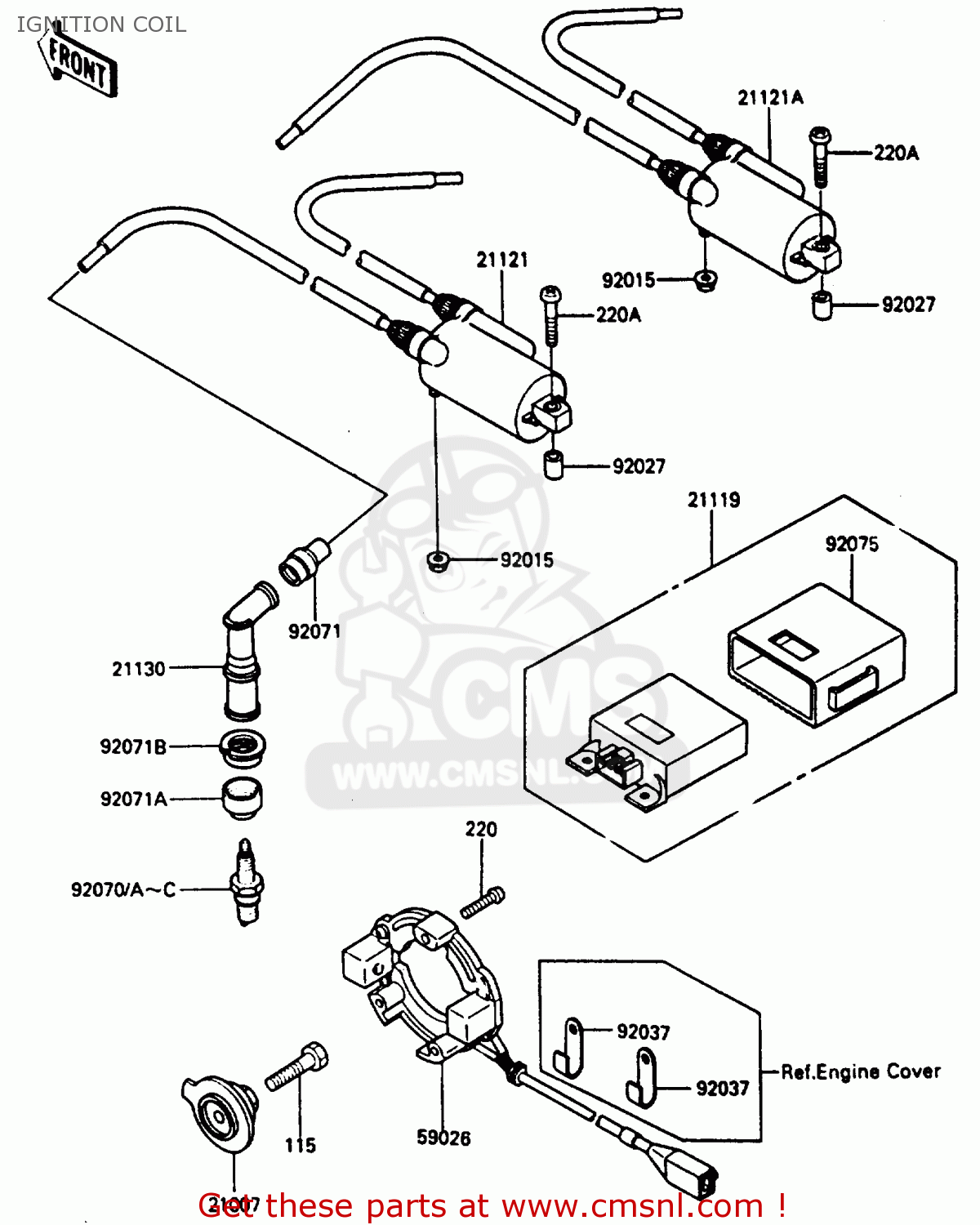 IGNITION COIL ZL600A1 1986 EUROPE WG / KPH
