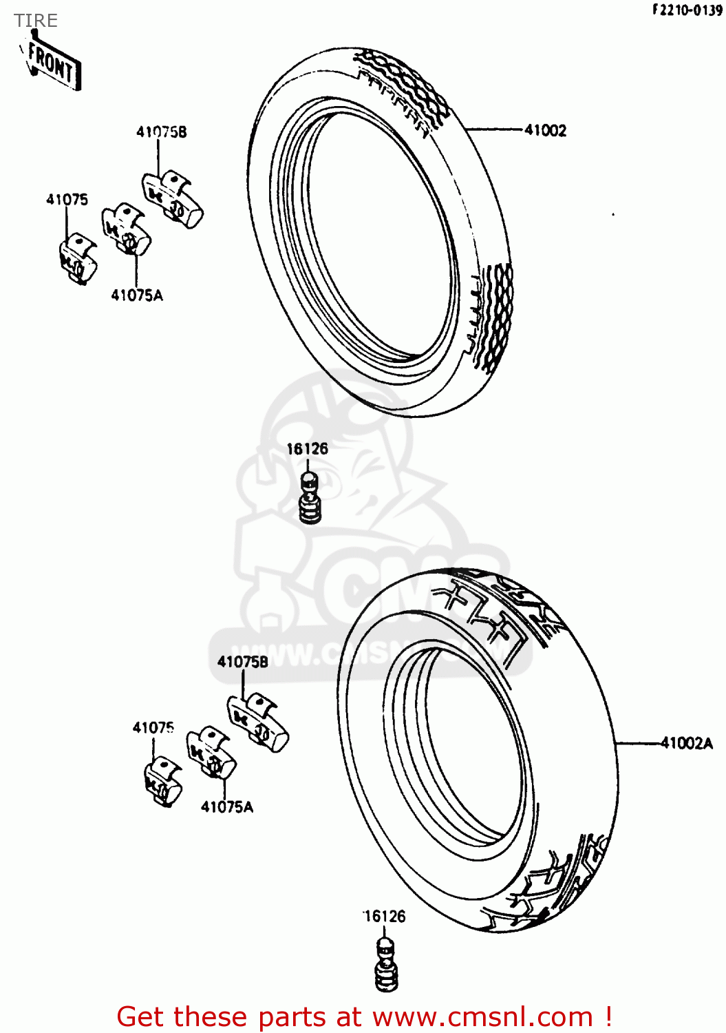 TIRE ZL600A1 1986 EUROPE WG / KPH