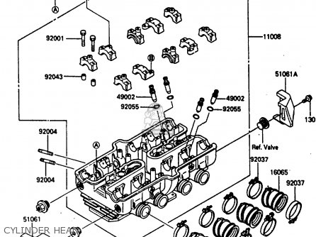 CYLINDER HEAD - ZL600A1 1986 EUROPE WG / KPH
