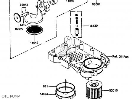 OIL PUMP - ZL600A1 1986 EUROPE WG / KPH