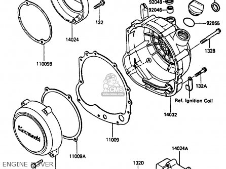 ENGINE COVER - ZL600A1 1986 EUROPE WG / KPH