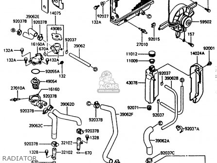 RADIATOR - ZL600A1 1986 EUROPE WG / KPH