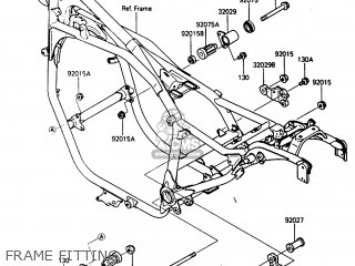 FRAME FITTING - ZL600A1 1986 EUROPE WG / KPH