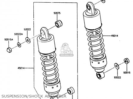 SUSPENSION/SHOCK ABSORBER - ZL600A1 1986 EUROPE WG / KPH